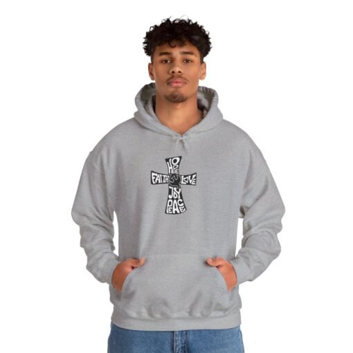 HOPE Faith Love Hoodie – Inspirational Religious Hoodie for Men & Women - Image 47