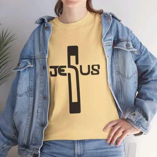 Jesus Printed Tee - Unisex Heavy Cotton T-Shirt - Casual Wear - Image 136