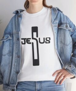 Jesus Printed Tee - Unisex Heavy Cotton T-Shirt - Casual Wear