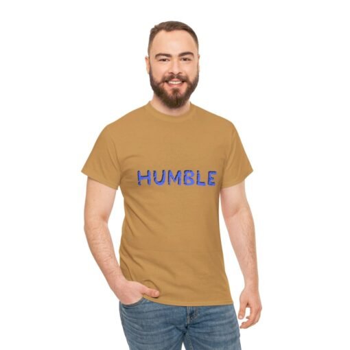 Humble Printed Tee - Unisex Heavy Cotton T-Shirt - Casual Wear - Image 202