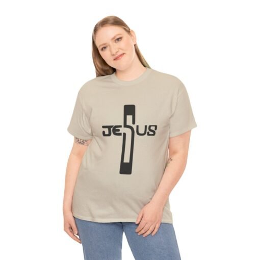 Jesus Printed Tee - Unisex Heavy Cotton T-Shirt - Casual Wear - Image 94