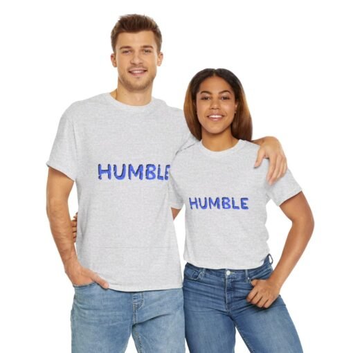 Humble Printed Tee - Unisex Heavy Cotton T-Shirt - Casual Wear - Image 51