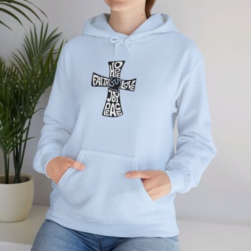 HOPE Faith Love Hoodie – Inspirational Religious Hoodie for Men & Women - Image 53