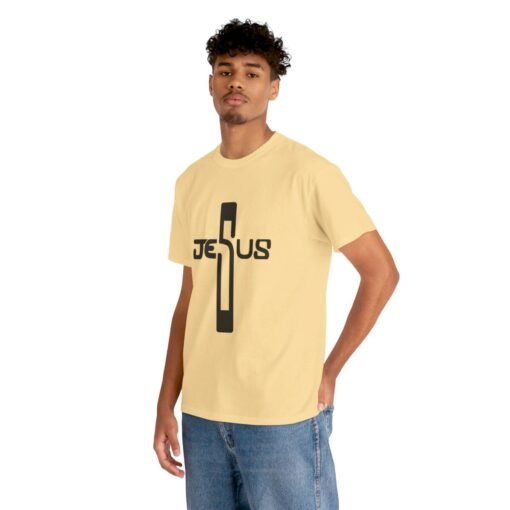 Jesus Printed Tee - Unisex Heavy Cotton T-Shirt - Casual Wear - Image 150