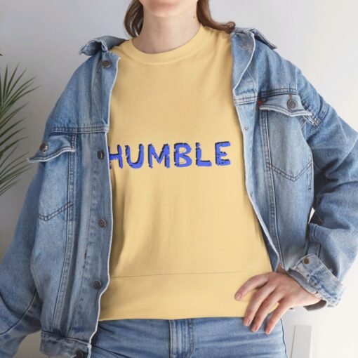 Humble Printed Tee - Unisex Heavy Cotton T-Shirt - Casual Wear - Image 158