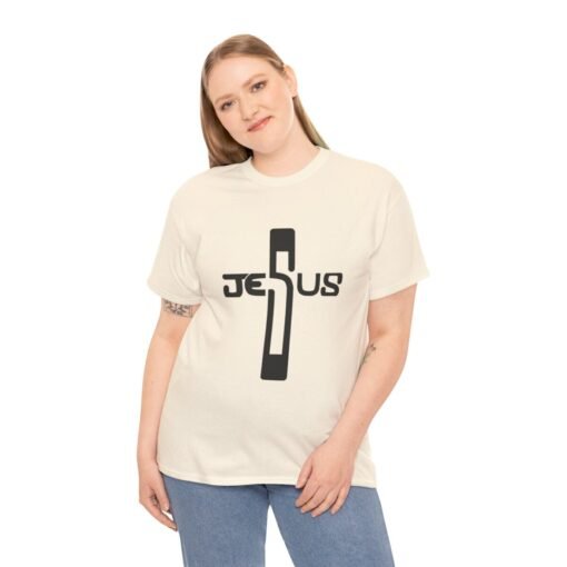 Jesus Printed Tee - Unisex Heavy Cotton T-Shirt - Casual Wear - Image 202