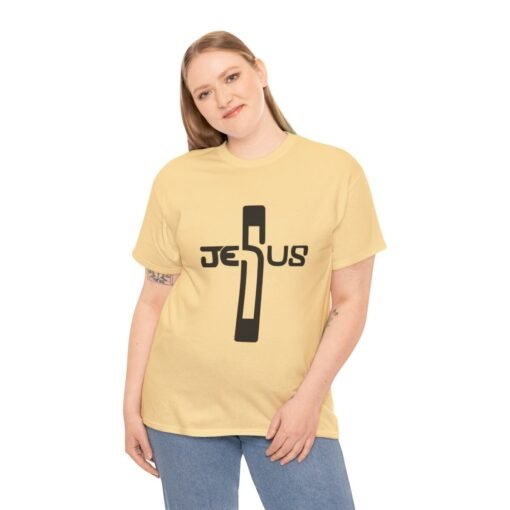 Jesus Printed Tee - Unisex Heavy Cotton T-Shirt - Casual Wear - Image 148