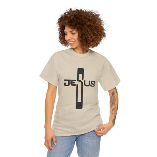 Jesus Printed Tee - Unisex Heavy Cotton T-Shirt - Casual Wear - Image 93