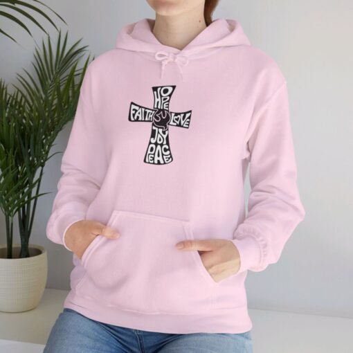 HOPE Faith Love Hoodie – Inspirational Religious Hoodie for Men & Women