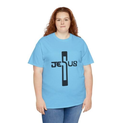 Jesus Printed Tee - Unisex Heavy Cotton T-Shirt - Casual Wear - Image 232