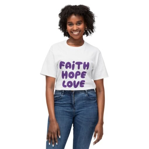 Faith Hope Love T-Shirt, Christian Religious Tee, Inspirational Shirt,