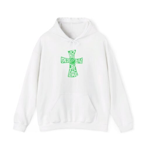 Hope Faith and Love Hoodie – Religious Apparel for Men & Women - Image 15