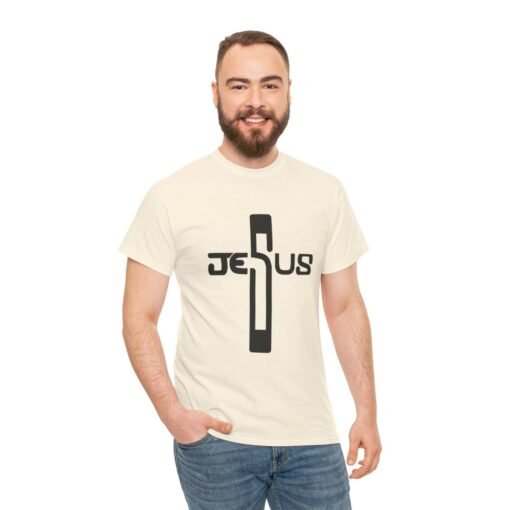 Jesus Printed Tee - Unisex Heavy Cotton T-Shirt - Casual Wear - Image 203