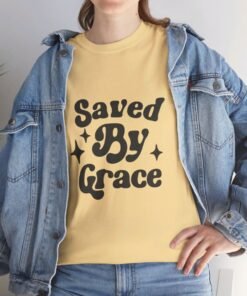 Saved By Grace Christian T-Shirt for Men & Women