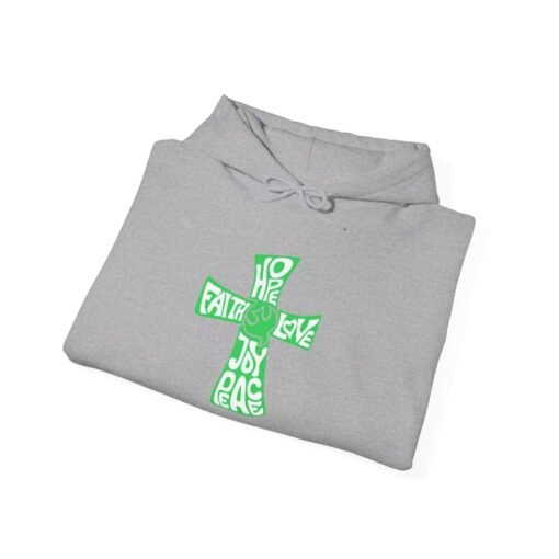Hope Faith and Love Hoodie – Religious Apparel for Men & Women - Image 44
