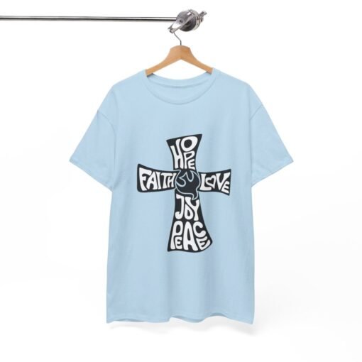 Faith Hope and Love Printed Tee - Unisex Heavy Cotton T-Shirt - Casual Wear - Image 278