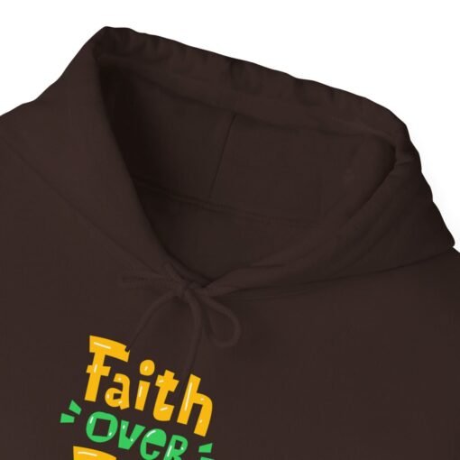 Faith Over Fear Printed Hoodie - Cozy Printed Hoodie - Unisex Heavy Blend Hooded Sweatshirt - Casual Wear - Image 19