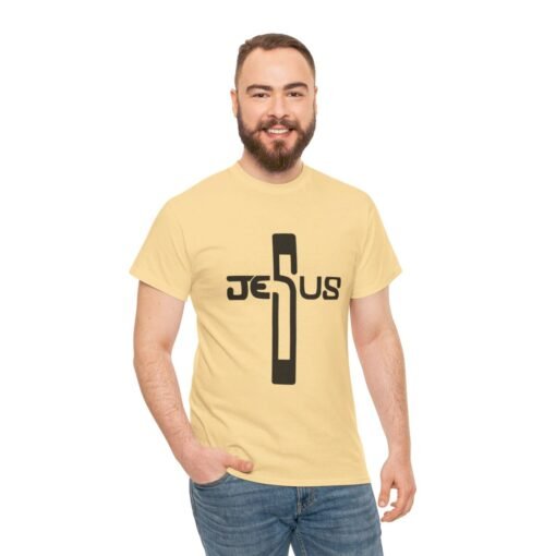 Jesus Printed Tee - Unisex Heavy Cotton T-Shirt - Casual Wear - Image 149