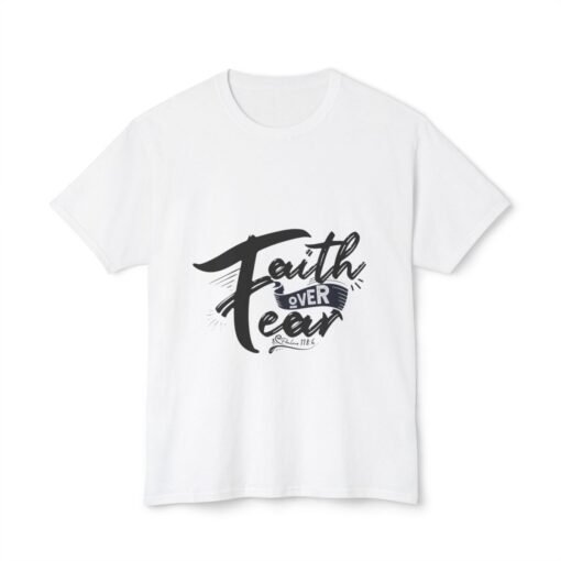 Faith Over Fear Unisex T-shirt, Christian Shirt, Religious Tees - Image 2