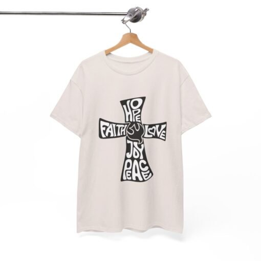 Faith Hope and Love Printed Tee - Unisex Heavy Cotton T-Shirt - Casual Wear - Image 116