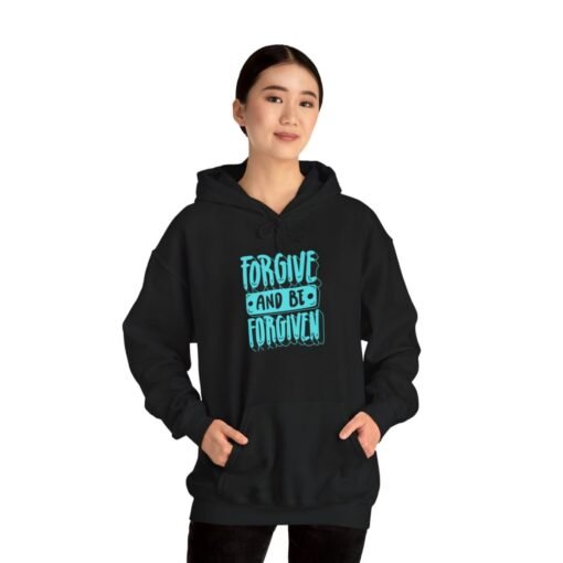Forgive and Be Forgiven Hoodie – Faith-Based Heavy Blend Sweatshirt - Image 7