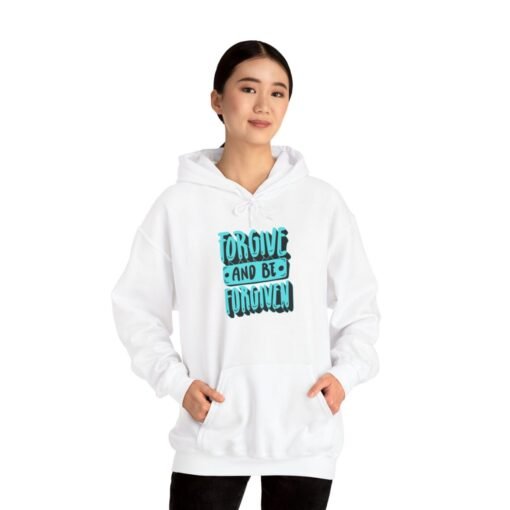 Forgive and Be Forgiven Hoodie – Faith-Based Heavy Blend Sweatshirt - Image 20