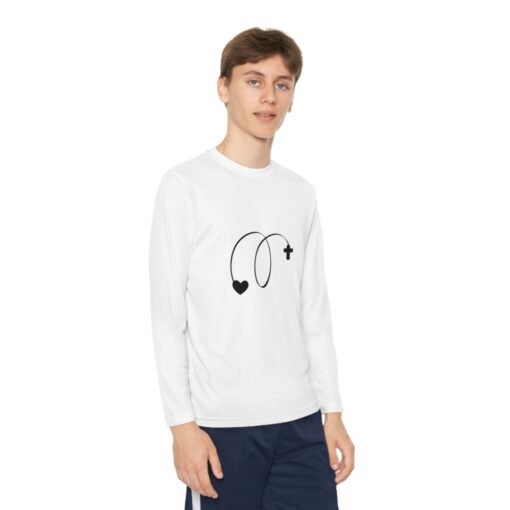 Youth Long Sleeve Competitor Tee - Image 7