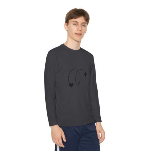 Youth Long Sleeve Competitor Tee - Image 15