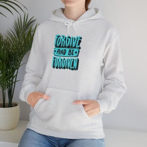 Forgive and Be Forgiven Hoodie – Faith-Based Heavy Blend Sweatshirt - Image 27