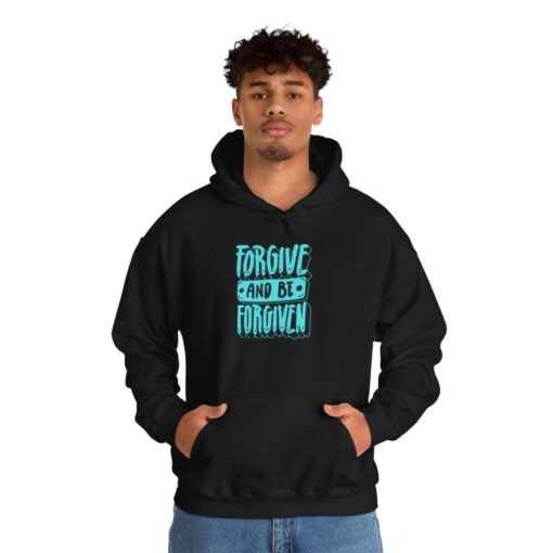 Forgive and Be Forgiven Hoodie – Faith-Based Heavy Blend Sweatshirt - Image 8