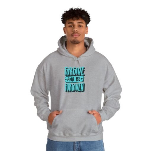 Forgive and Be Forgiven Hoodie – Faith-Based Heavy Blend Sweatshirt - Image 47