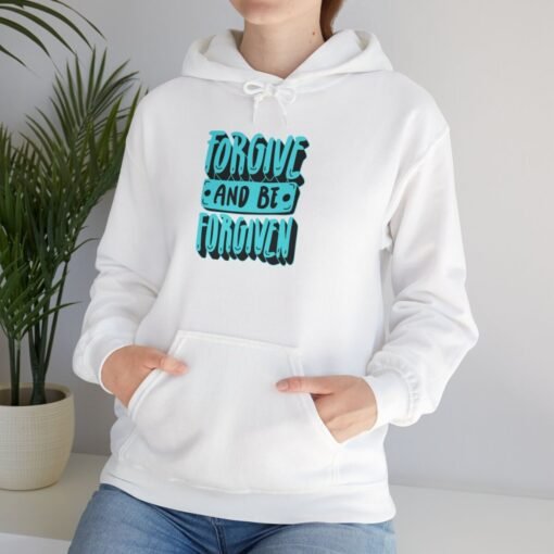 Forgive and Be Forgiven Hoodie – Faith-Based Heavy Blend Sweatshirt - Image 14