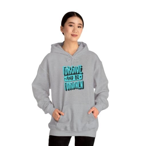 Forgive and Be Forgiven Hoodie – Faith-Based Heavy Blend Sweatshirt - Image 46
