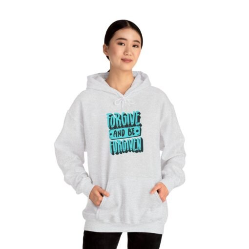 Forgive and Be Forgiven Hoodie – Faith-Based Heavy Blend Sweatshirt - Image 33