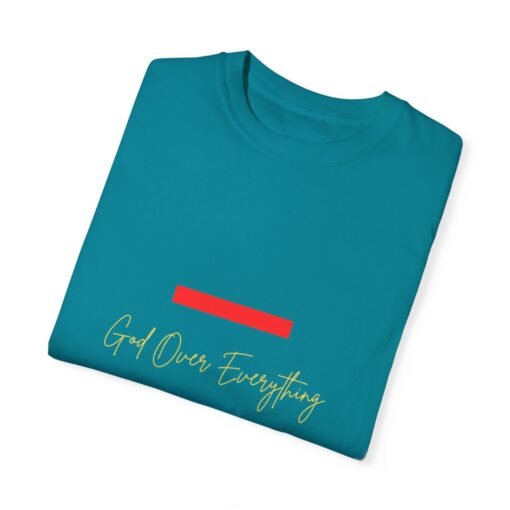 God Over Everything Unisex Garment-Dyed T-Shirt - Image 44