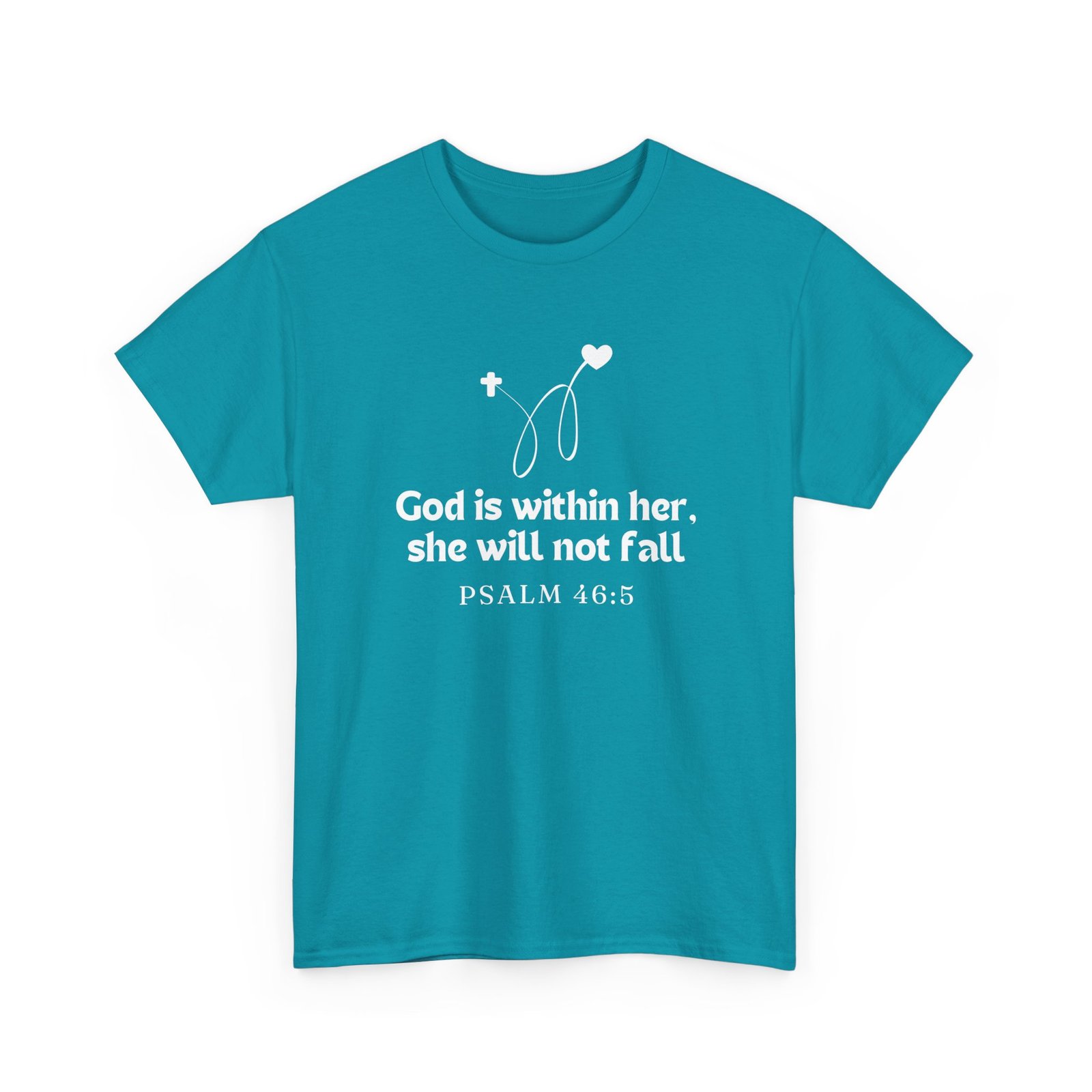 God is Within Her Unisex Tee - Graphic Printed Tshirt, Religious Cotton Top 23 God is Within Her Unisex Tee - Graphic Printed Tshirt, Religious Cotton Top - Image 23