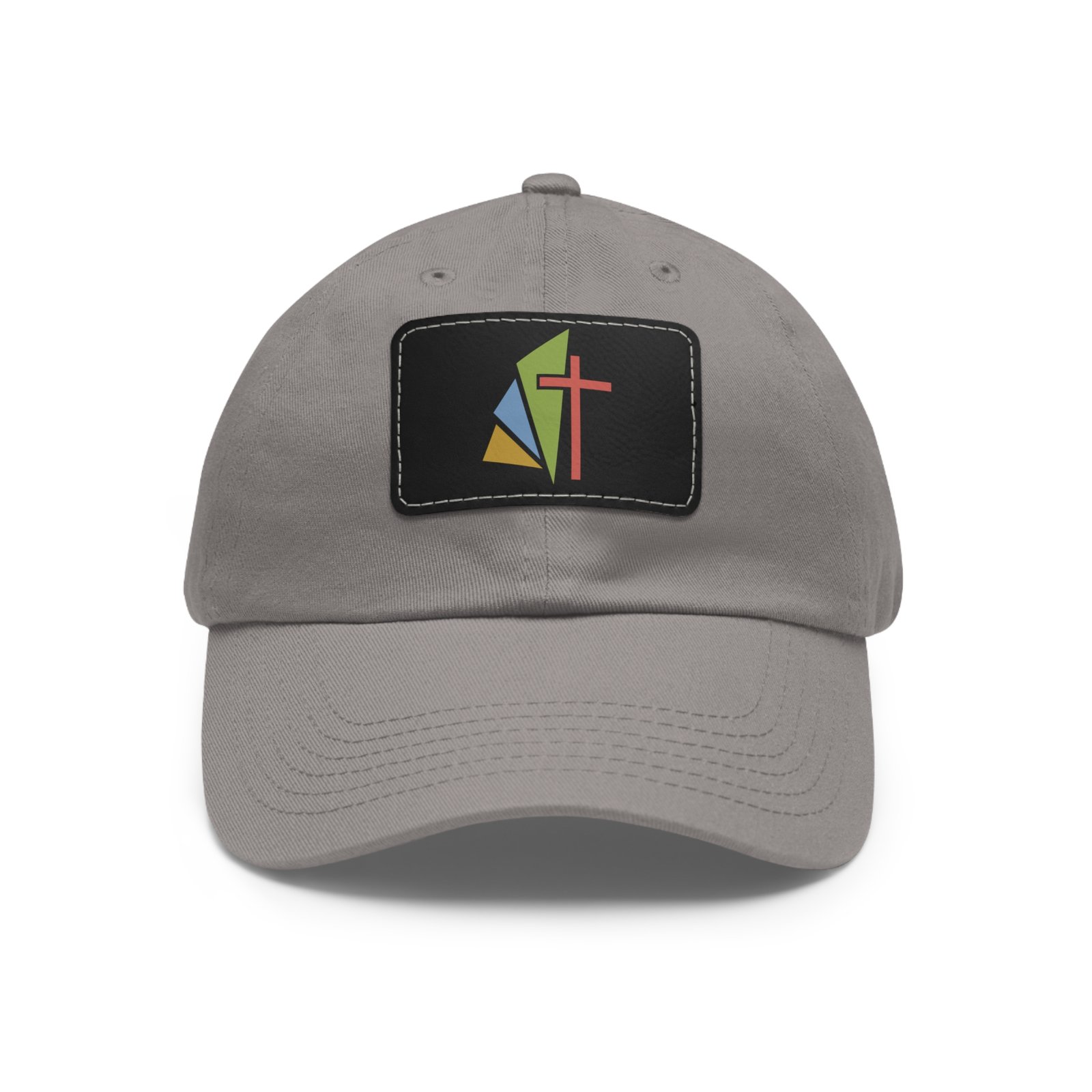 Dad Hat with Leather Patch (Rectangle) 9 Dad Hat with Leather Patch (Rectangle) - Image 9