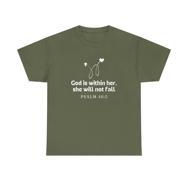 God Is Within Her Unisex Christian Graphic T-Shirt