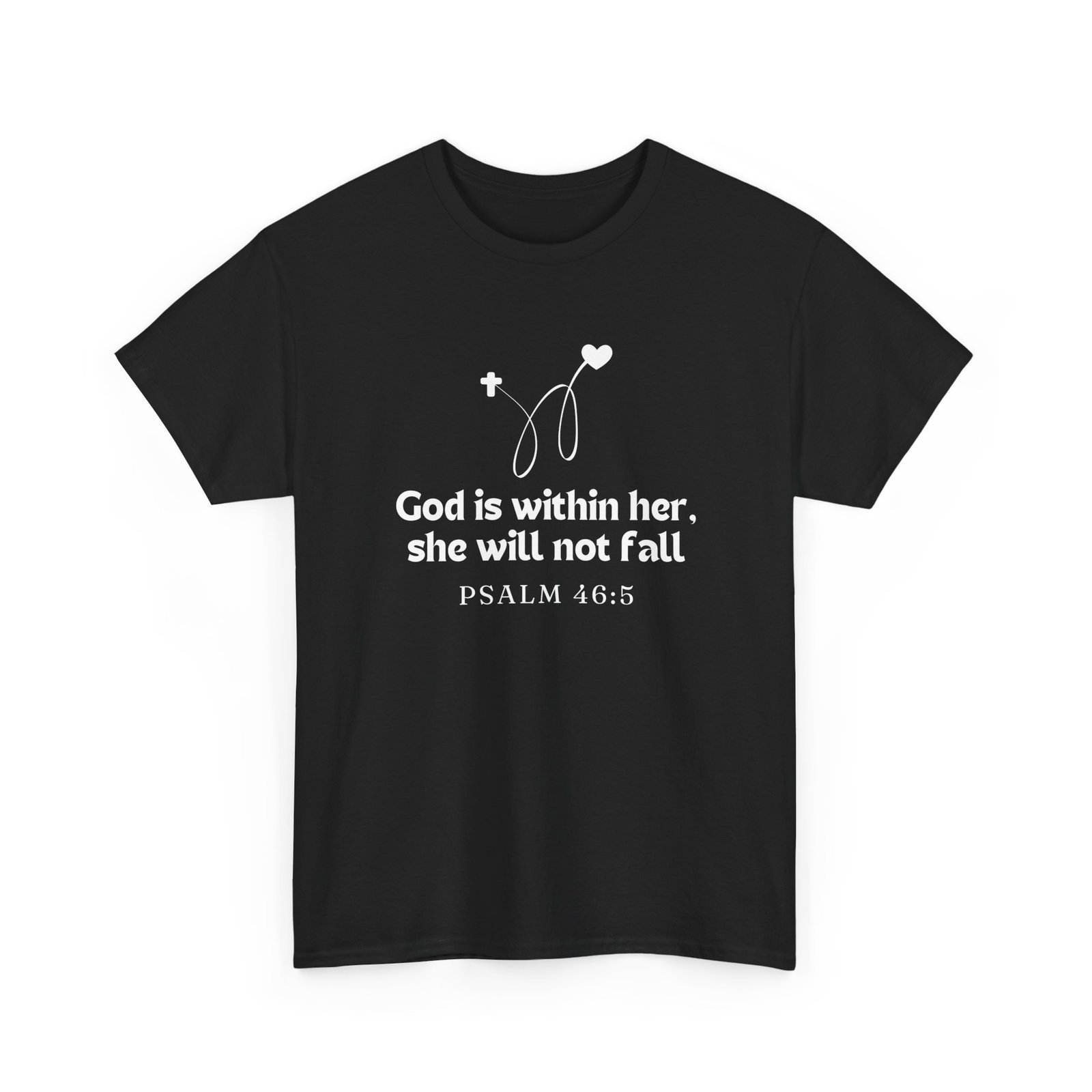 God is Within Her Unisex Tee - Graphic Printed Tshirt, Religious Cotton Top 27 God is Within Her Unisex Tee - Graphic Printed Tshirt, Religious Cotton Top - Image 27