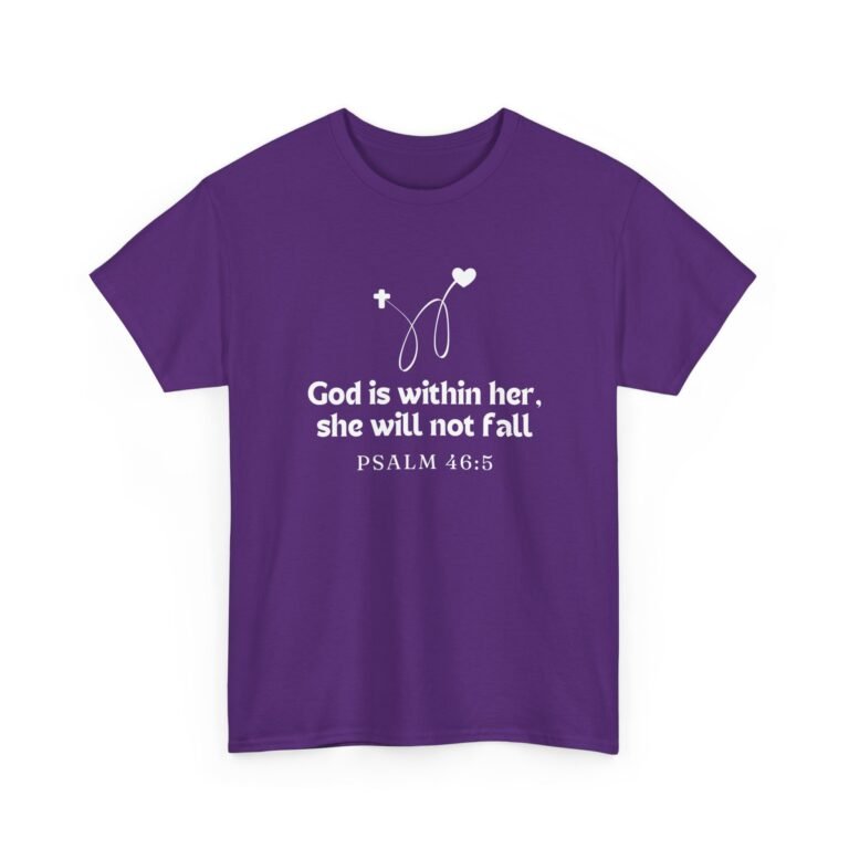 God Is Within Her Unisex Christian Graphic T-Shirt