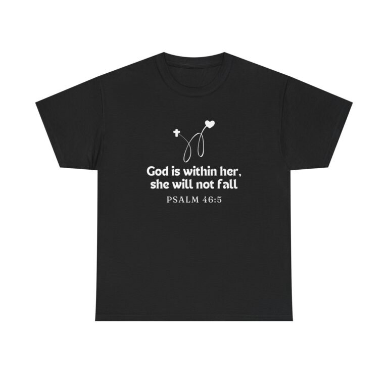 God Is Within Her Unisex Christian Graphic T-Shirt