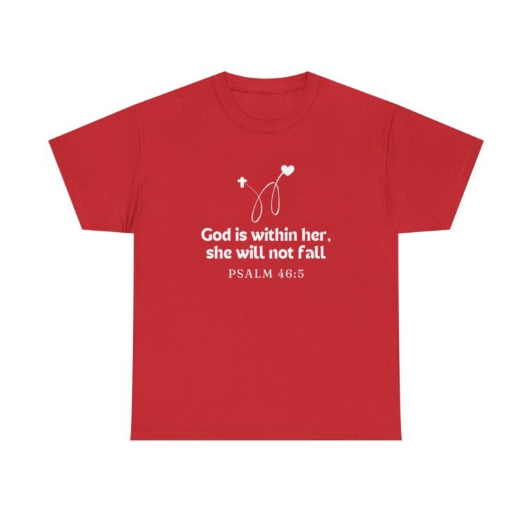 God Is Within Her Unisex Christian Graphic T-Shirt