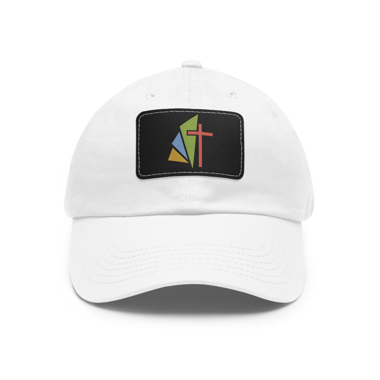 Dad Hat with Leather Patch (Rectangle) 5 Dad Hat with Leather Patch (Rectangle) - Image 5