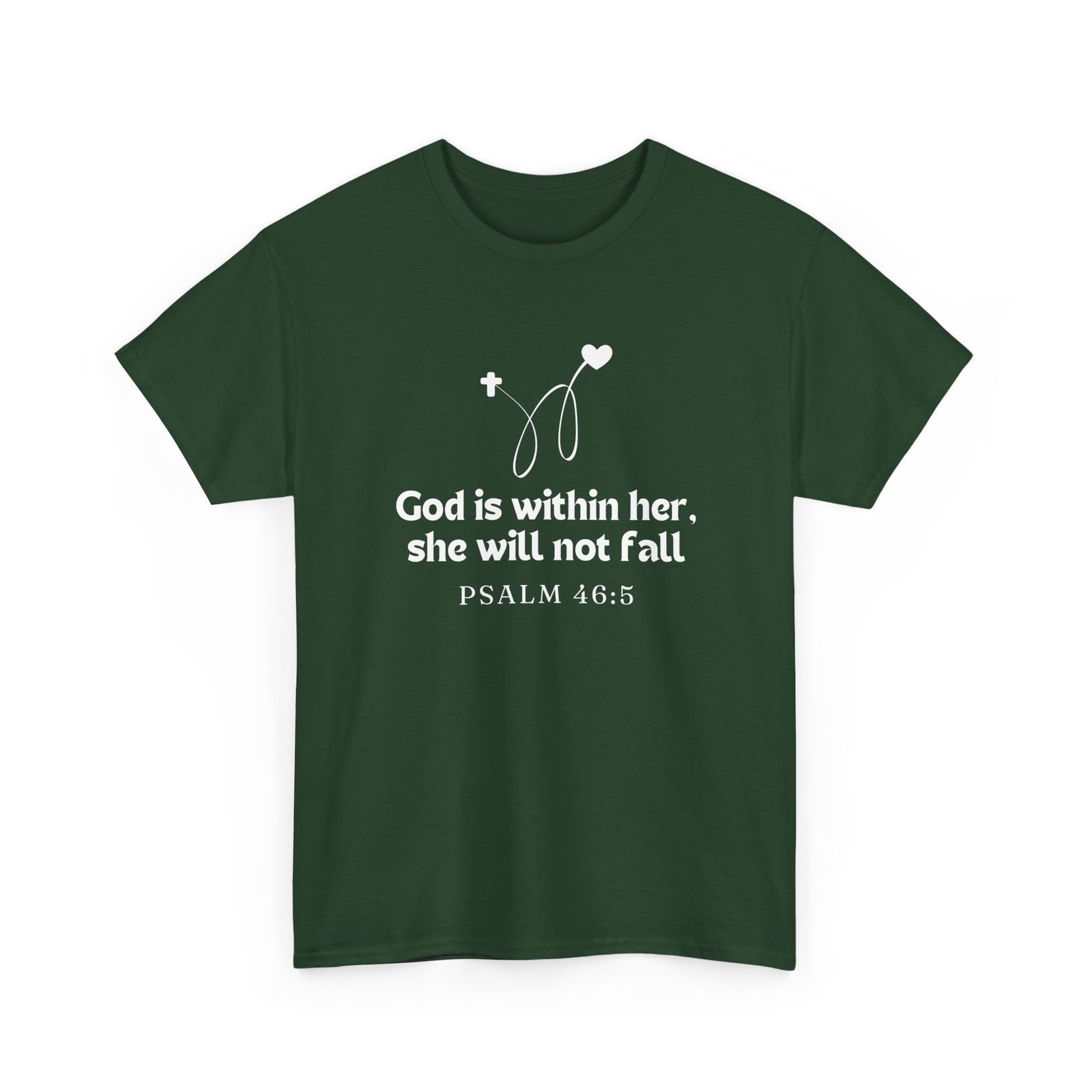 God is Within Her Unisex Tee - Graphic Printed Tshirt, Religious Cotton Top 31 God is Within Her Unisex Tee - Graphic Printed Tshirt, Religious Cotton Top - Image 31