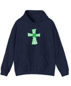 Hope Faith and Love Printed Hoodie - Cozy Printed Hoodie - Unisex Heavy Blend Hooded Sweatshirt - Casual Wear