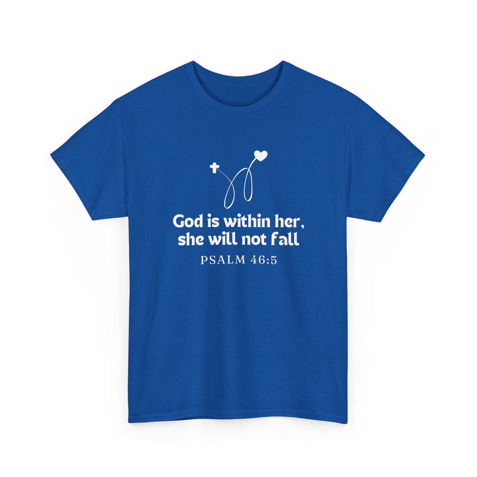 God is Within Her Unisex Tee - Graphic Printed Tshirt, Religious Cotton Top 19 God is Within Her Unisex Tee - Graphic Printed Tshirt, Religious Cotton Top - Image 19