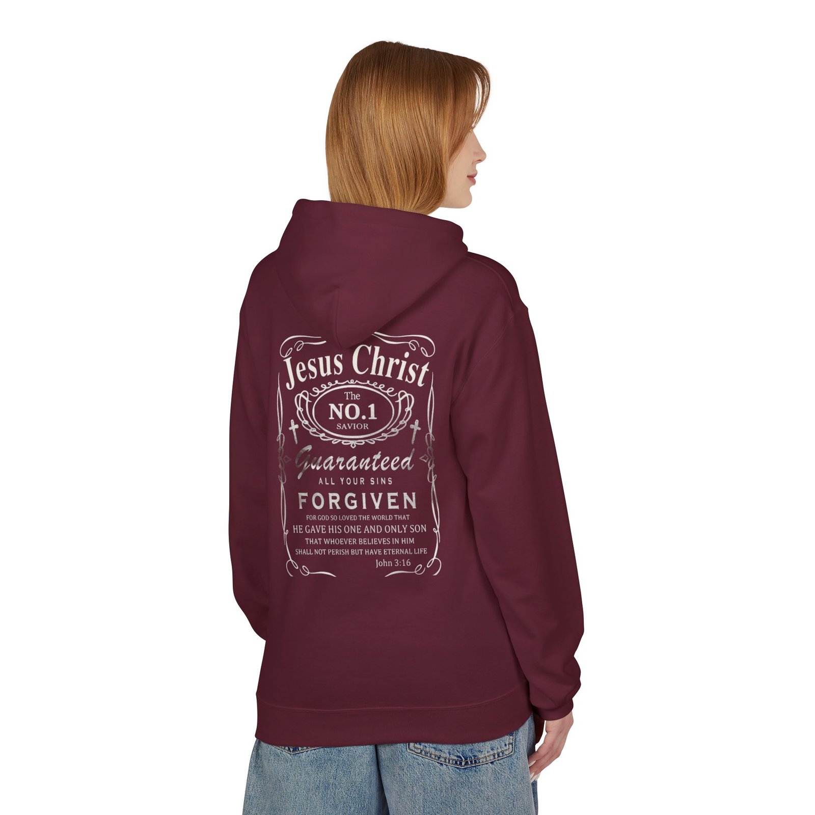 Forgiven Faith Hoodie — Christian Inspirational Pullover 1 Forgiven Faith Hoodie — Christian Inspirational Pullover