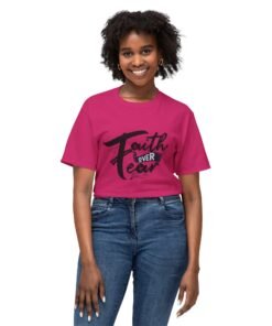 Faith Over Fear Unisex T-shirt, Christian Shirt, Religious Tees