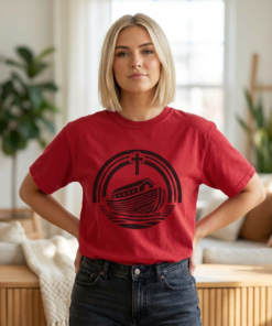 Christian Ark Graphic T-Shirt — Faith Noah's Ark Tee