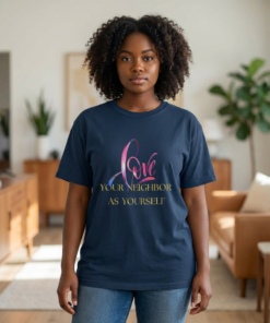 Love Your Neighbor Unisex Garment-Dyed T-Shirt